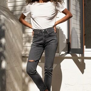 Levi’s 501 Skinny High Rise jeans in washed grey Size 26